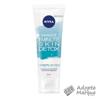 Nivéa Masque 1 Minute Skin Detox + Resserre les Pores Le tube de 75ML