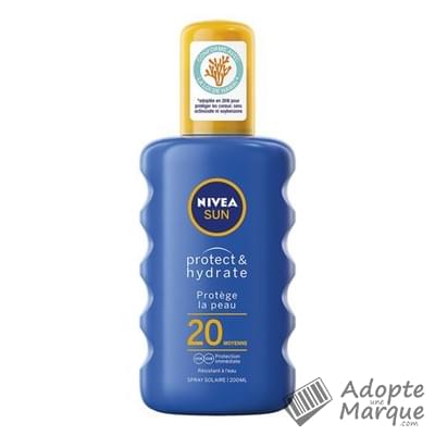 Nivéa Spray Solaire Protect & Hydrate FPS 20 Le spray de 200ML