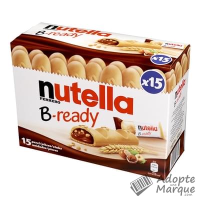 Nutella B-ready - Biscuits fourrés à la pâte à tartiner La boîte de 15 biscuits - 330G