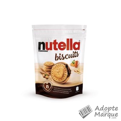 Nutella Biscuits fourrés à la pâte à tartiner Le sachet de 304G