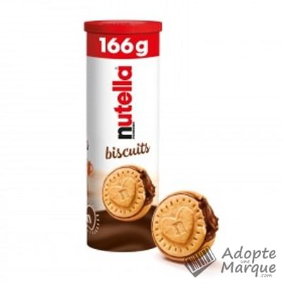 Nutella Biscuits fourrés à la pâte à tartiner Le tube de 166G