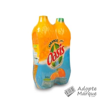 Oasis Boisson rafraîchissante aux fruits - Orange Les 2 bouteilles de 2L