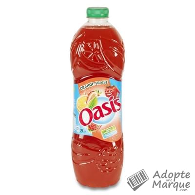 Oasis Boisson rafraîchissante aux fruits - Orange & Fraise La bouteille de 2L