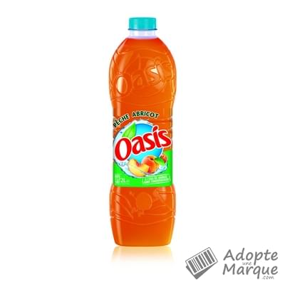 Oasis Boisson rafraîchissante aux fruits - Pêche & Abricot La bouteille de 2L