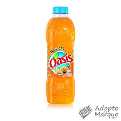 Oasis Boisson rafraîchissante aux fruits - Tropical La bouteille de 1L