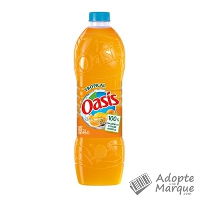 Oasis Boisson rafraîchissante aux fruits - Tropical La bouteille de 2L