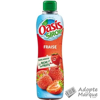 Oasis Sirop de Fraise La bouteille de 75CL