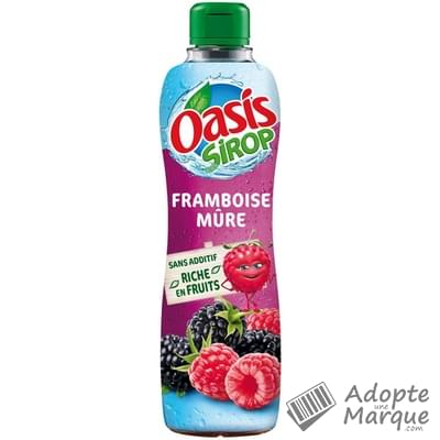 Oasis Sirop Framboise & Mûre La bouteille de 75CL