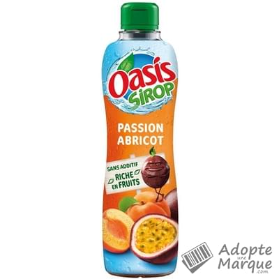 Oasis Sirop Passion & Abricot La bouteille de 75CL
