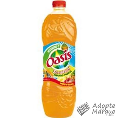 Oasis SuperFruit - Boisson rafraîchissante aux fruits - Ananas & Papaye La bouteille de 2L