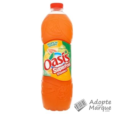 Oasis SuperFruit - Boisson rafraîchissante aux fruits - Tropical & Goyave La bouteille de 2L