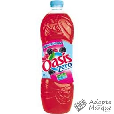 Oasis Zero - Boisson rafraîchissante aux fruits - Mûre & Framboise La bouteille de 2L
