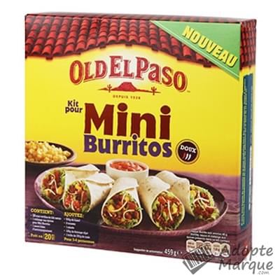 Old El Paso Kit pour Mini Burritos La boîte de 459G