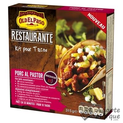Old El Paso Restaurante - Kit Pour Tacos Porc Al Pastor La boîte de 315G