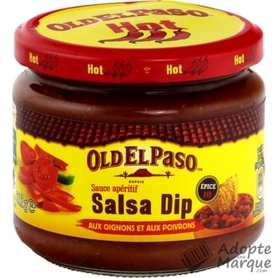 Old El Paso Sauce Apéritive Salsa Dip Épicée aux Oignons & Poivrons Le bocal de 312G