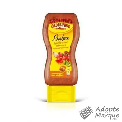 Old El Paso Sauce Salsa Épicée avec Légumes en Morceaux Le flacon de 295G