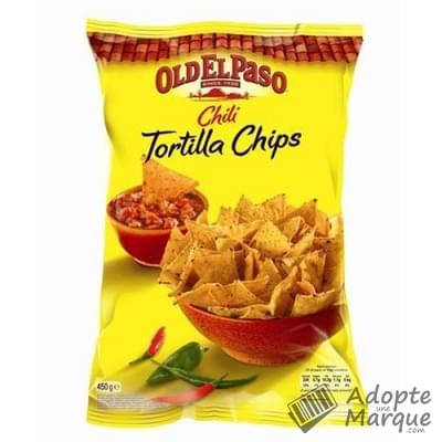 Old El Paso Tortilla Chips Chili Le sachet de 450G