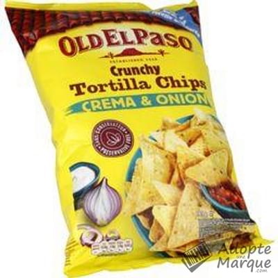 Old El Paso Tortilla Chips Crema y Onion Le sachet de 185G