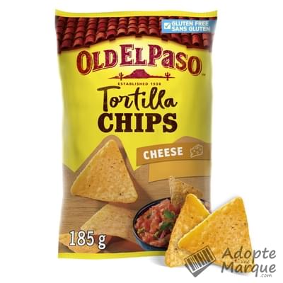 Old El Paso Tortilla Chips Queso (Fromage) Le sachet de 185G