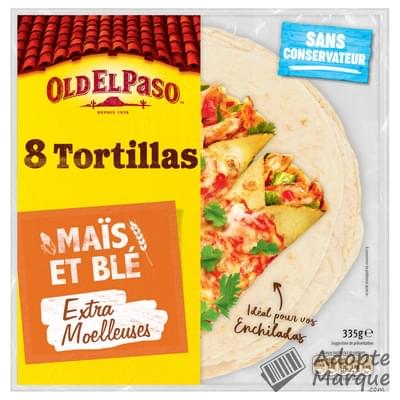 Old El Paso Tortillas au Maïs Nature Le sachet de 335G