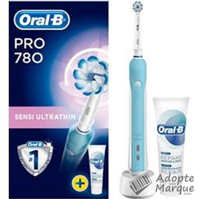 Oral B Brosse à dents électrique Pro 780 3D Sensi Ultrathin La brosse à dents