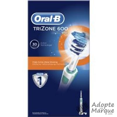 Oral B Brosse à dents électrique Trizone 600 3D Triple Action Deep Cleaning La brosse à dents