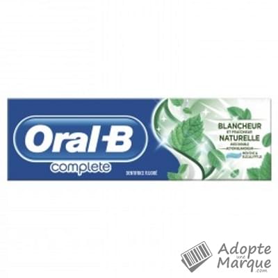 Oral B Dentifrice Complete Blancheur & Fraîcheur Naturelle Le tube de 75ML