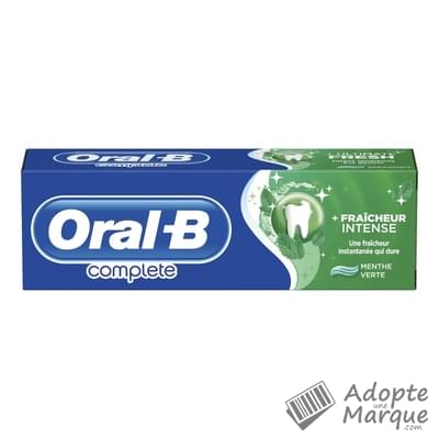Oral B Dentifrice Complete Fraicheur Intense Le tube de 75ML