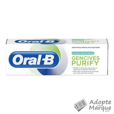 Oral B Dentifrice Gencives Purify Gencives Extra Fraîcheur Le tube de 75ML