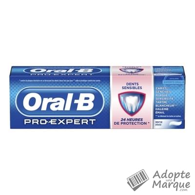 Oral B Dentifrice Pro-Expert Dents Sensibles Le tube de 75ML