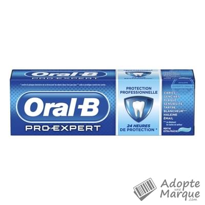 Oral B Dentifrice Pro-Expert Protection Professionnelle Le tube de 75ML