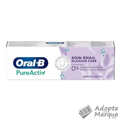 Oral B Dentifrice PureActiv Soin Email Le tube de 75ML
