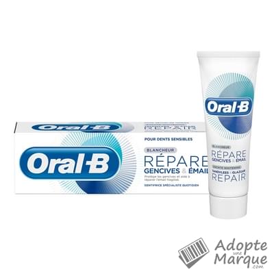 Oral B Dentifrice Répare Gencives & Email Blancheur Le tube de 75ML