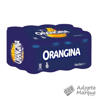 Orangina Boisson gazeuse rafraîchissante aux fruits - Orange Les 12 canettes de 15CL