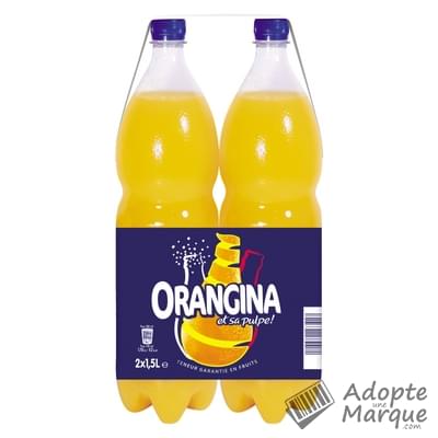 Orangina Boisson gazeuse rafraîchissante aux fruits - Orange "Les 2 bouteilles de 1,5L"