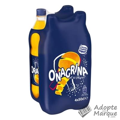 Orangina Boisson gazeuse rafraîchissante aux fruits - Orange Les 4 bouteilles de 50CL