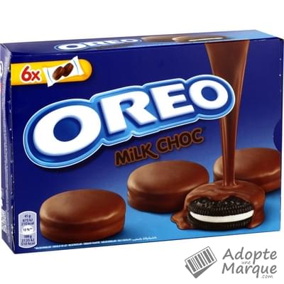 Oreo Milk Choc - Biscuits Sandwich enrobés au Chocolat au lait Le paquet de 246G