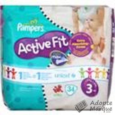 Pampers Active Fit - Couches Taille 3 (4 à 9 kg) Le paquet de 34 couches