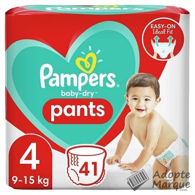 Pampers Baby Dry - Couches-Culottes Taille 4 (9 à 15 kg) Le paquet de 40 couches