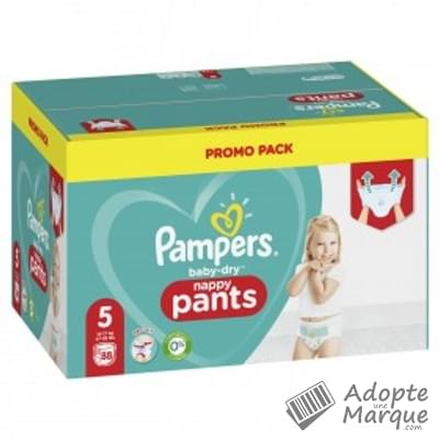 Pampers Baby Dry - Couches-Culottes Taille 5 (12 à 17 kg) Le paquet de 88 couches
