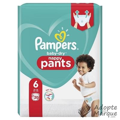 Pampers Baby Dry - Couches-Culottes Taille 6 (+15 kg) Le paquet de 20 couches