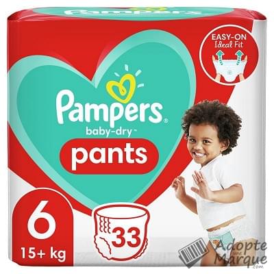 Pampers Baby Dry - Couches-Culottes Taille 6 (+15 kg) Le paquet de 32 couches