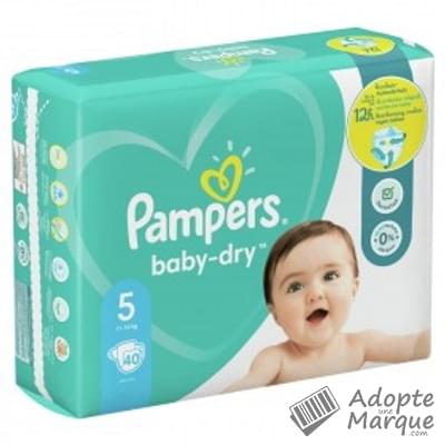 Pampers Baby Dry - Couches Taille 5 (11 à 16 kg) Le paquet de 40 couches