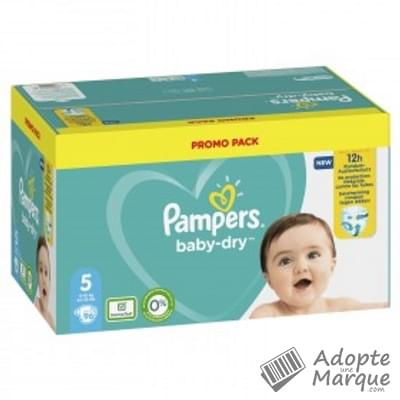 Pampers Baby Dry - Couches Taille 5 (11 à 16 kg) Le paquet de 96 couches