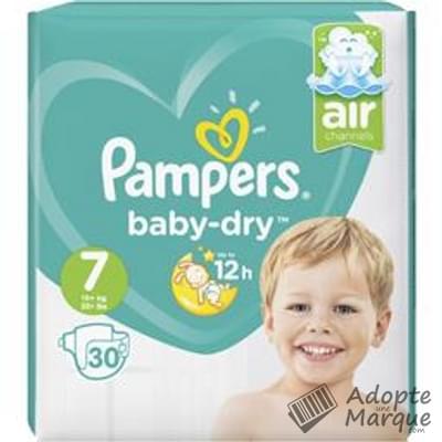 Pampers Baby Dry - Couches Taille 7 (+15 kg) Le paquet de 30 couches