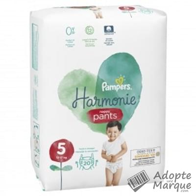 Pampers Harmonie - Couches-Culottes Taille 5 (12 à 17 kg) Le paquet de 20 couches