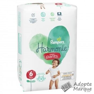 Pampers Harmonie - Couches-Culottes Taille 6 (+15 kg) Le paquet de 18 couches