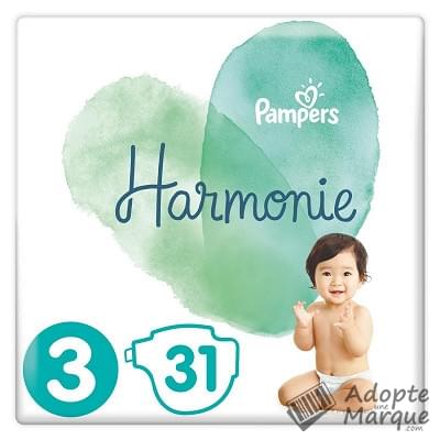 Pampers Harmonie - Couches Taille 3 (6 à 10 kg) Le paquet de 31 couches