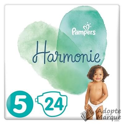 Pampers Harmonie - Couches Taille 5 (+11 kg) Le paquet de 24 couches