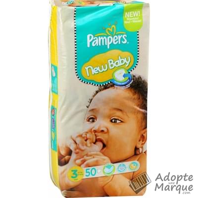 Pampers New Baby - Couches - Taille 3 (4 à 9 kg) Le paquet de 50 couches